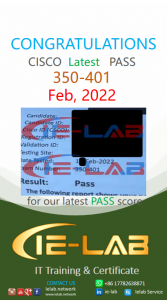 [Feb-19-2022] 350-401 Pass