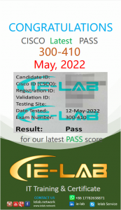 [May-12-2022] 300-410 Pass