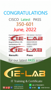 [June-18-2022] 350-601 Pass